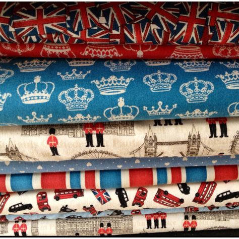 London fabric English Flag, British Things, London Baby, Fabric Collage, Collage Vintage, Union Jack, Nursery, Flag, Textiles