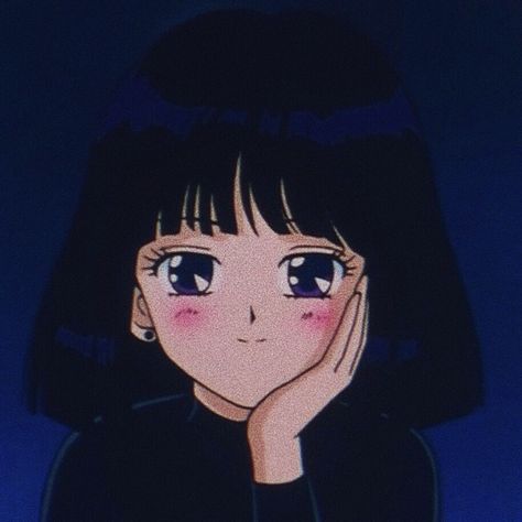 90 Anime, Arte Sailor Moon, Sailor Moon Aesthetic, Anime Head, Sailor Saturn, Cartoon Profile Pictures, Old Anime, 90s Anime, Cartoon Icons