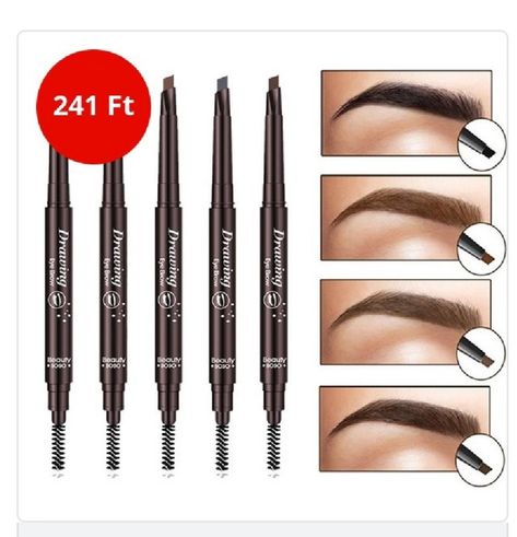 Eyebrow Lamination, Brown Eyebrow Pencil, Eyebrow Stencils, Membentuk Alis, Eye Makeup Cosmetics, Stencils Online, Beauty Eyebrow, Brown Eyebrows, Waterproof Eyebrow Pencil