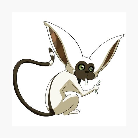 Momo From Avatar, Avatar The Last Airbender Animals, Momo Avatar Tattoo, Momo Drawing, Momo Avatar The Last Airbender, Appa Art, Avatar Momo, Cute Appa, Elden Bling