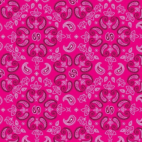 Rosas Vector, Bandana Pattern, Paisley Bandana, Designer Baby Clothes, Indian Patterns, Pink Paisley, Everything Pink, Bandana Print, Fabric Texture