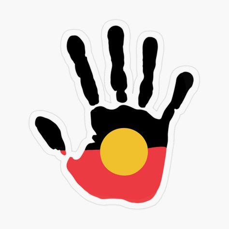 Get my art printed on awesome products. Support me at Redbubble #RBandME: https://www.redbubble.com/i/sticker/Aboriginal-Flag-Aboriginal-Lives-Matter-Aboriginal-Land-Rights-Indigenous-Lives-Matter-by-htmxrxs/50117239.O9UDB?asc=u Aboriginal Symbols, Aboriginal Flag, Australian Aboriginal Art, Flag Sticker, Dot Art Painting, Dot Art, Coloring Stickers, Aboriginal Art, Black And White Design