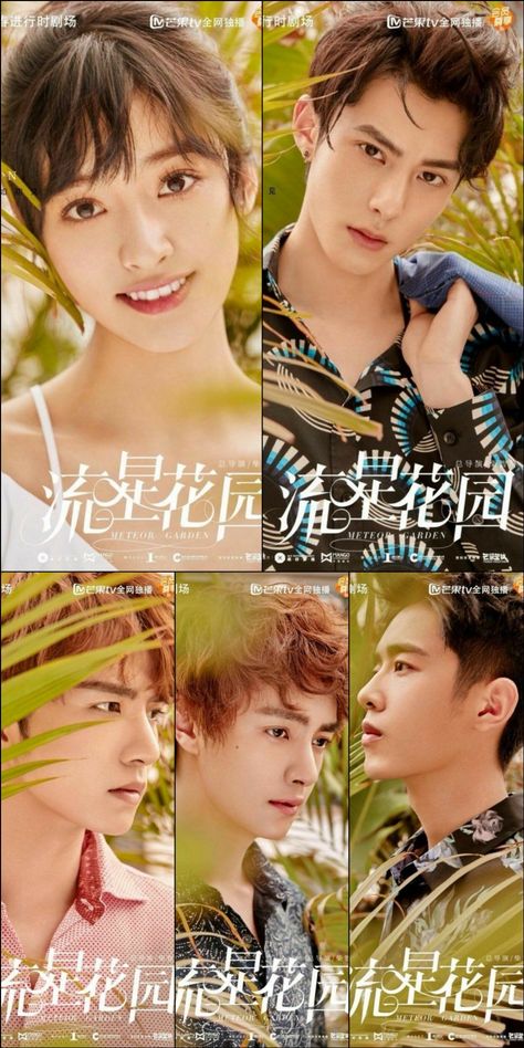 Meteor Garden Cast, F4 Meteor Garden, Shen Yue, Korean Drama Romance, Meteor Garden 2018, Actors Male, Ordinary Girls, Meteor Garden, Dylan Wang