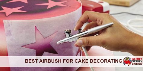 Cake Decorating Airbrush, Airbrush Cake, Decorate A Cake, Edible Printer, Edible Paint, Cake Decorating Kits, Cake Supplies, Star Stencil, Best Cake