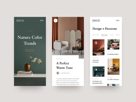 Magazine App Concept by Оlga Pisareva on Dribbble Ui Ux 디자인, App Concept, Modern Website Design, Mobile Web Design, Interior Illustration, Modern Website, Web Inspiration, Ui Design Inspiration, Minimal Web Design