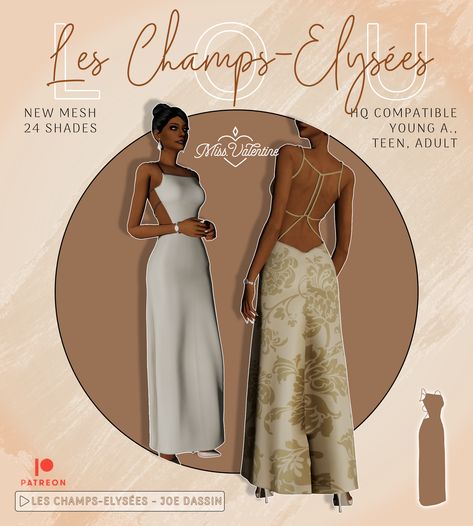 Exclusive piece for the Sims 4 CC 🤎 Sims 4 Cc Shoe Packs, Sims 4 Principal Cc, Ts4 Fashion Designer Cc, Sims 4 Cc Formal Wear, Hunger Games Sims 4 Cc, Sims 4 Couture Cc, Sims 4 Minimalist Cc Clothes, Sims 4 Cute Dress Cc, Deerytrait Sims 4 Cc