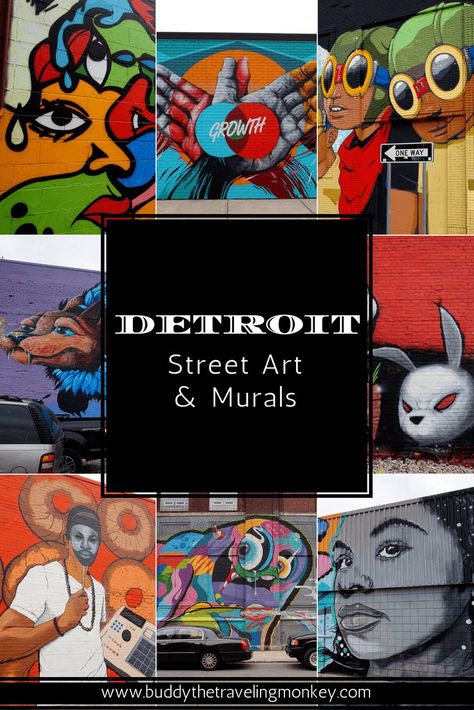 Detroit Art, Detroit Area, Best Street Art, Detroit Michigan, Michigan Travel, Pure Michigan, Canada Travel, America Travel, Urban Art