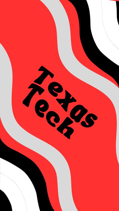 Texas Tech Texas Tech Aesthetic Wallpaper, Texas Tech Aesthetic, Texas Tech Wallpaper, Texas Tech Logo, Groovy Wallpaper, Senior Poster, Dorm Paintings, College Canvas, Senior Posters