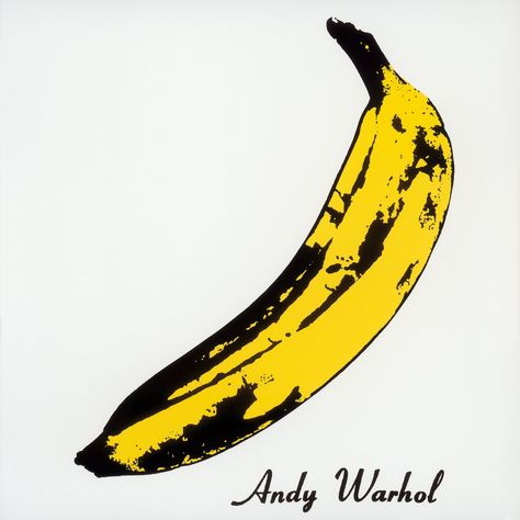 Andy warhol, banana Warhol Banana, Andy Warhol Banana, Andy Warhol, Yellow, Black