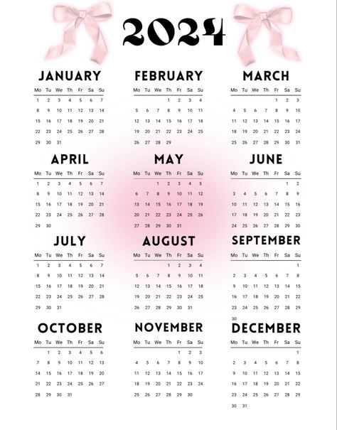 🎀 ~ #calender #pink #coquette #fyp Calender Print, Pink Calendar, Templat Kotak, Kalender Design, Study Planner Printable, To Do Planner, Bow Wallpaper, Cute Calendar, Bullet Journal Diy