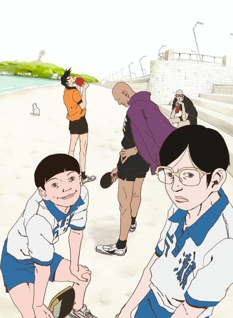 Ping Pong the Animation Taiyo Matsumoto, Jump Animation, Arte Cyberpunk, Animation Tutorial, Cartoon Boy, Anime Nerd, Beautiful Mess, Anime Wall Art, Sports Anime