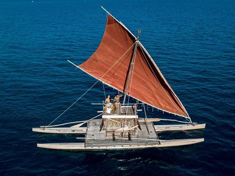 Polynesian Sailing Canoe, Polynesian Boat, Nadi Fiji, Sailing Canoe, Canoe Accessories, Model Boats Building, Junk Boat, Canoe Building, Outrigger Canoe