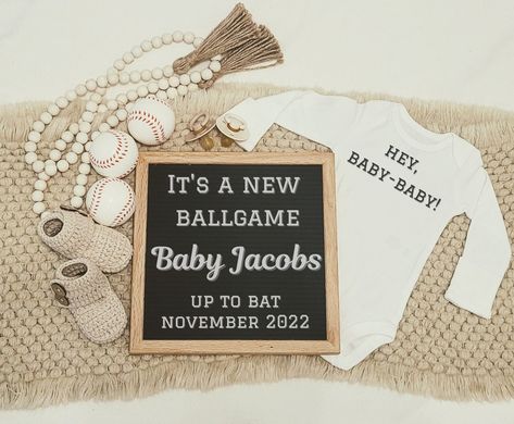 Excited to share the latest addition to my #etsy shop: Baseball Pregnancy Announcement Neutral | Baby Reveal | Baby Announcement| Pregnancy Announcement Neutral Social Media | Baseball Baby https://etsy.me/3PNMPQH