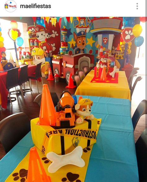 Paw Patrol Birthday Party Table Setting and Decor Paw Patrol Birthday Party Centerpieces, Paw Patrol Birthday Table Set Up, Paw Patrol Birthday Party Table Set Up, Paw Patrol Table Setting, Paw Patrol Party Table Ideas, Paw Patrol Party Centerpieces, Paw Patrol Table Setup, Paw Patrol Birthday Centerpieces, Paw Patrol Table Centerpieces