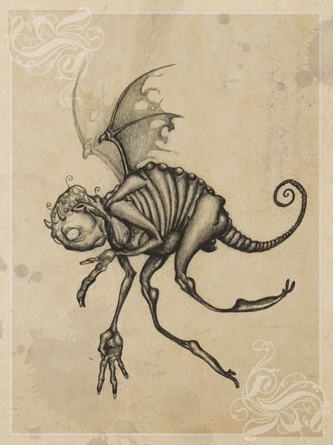 Tony DiTerlizzi Spider Wick Chronicles Tattoo, Spiderwick Chronicles Tattoo, Spider Wick Chronicles, Arthur Spiderwick, Tony Diterlizzi, Imaginary Creatures, Spiderwick Chronicles, Strange Creatures, Trippy Drawings