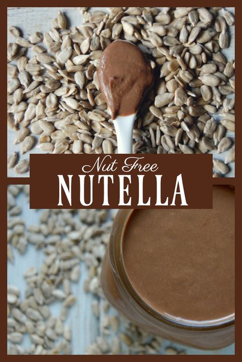 Healthy Nuts, Homemade Nutella, Nutella Recipes, Edible Gifts, Easy Food, Allergy Friendly, Easy Food To Make, Healthy Snacks Recipes, Nut Free