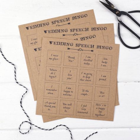 8 Ways to Entertain Your Wedding Guests With Personalized Touches - Smashing the Glass | Jewish Wedding Blog Wedding Games And Activities, Bathroom Basket Wedding, Wedding Bingo, Fun Wedding Games, Dream Beach Wedding, Wedding Speech, Wedding Prep, Guest Book Sign, Wedding Games