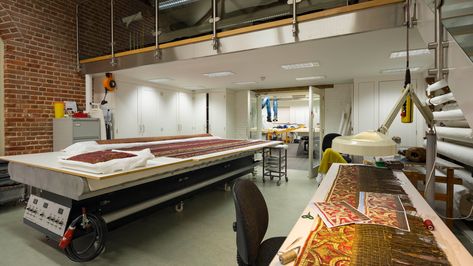 The Textile Conservation Studio Textile Conservation, Norfolk Coast, Studio Tour, Ping Pong Table, Norfolk, The National, Loft Bed, Textiles, Home Decor