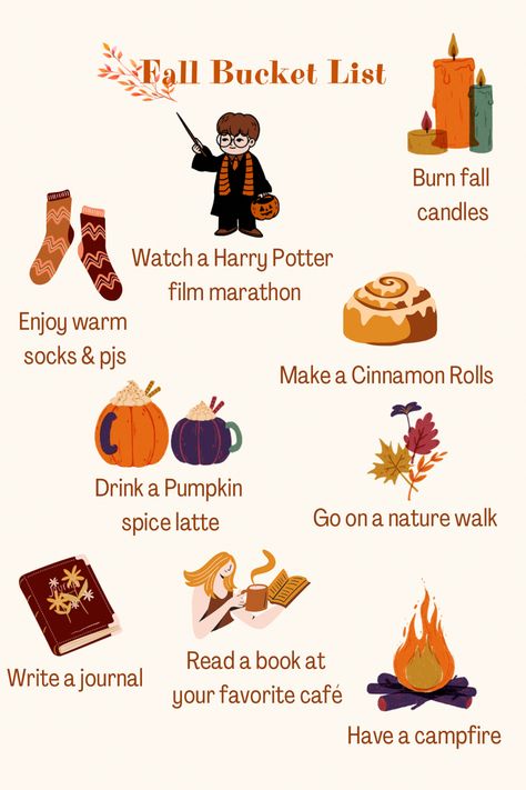 Fall is coming, are you ready?🍂🧡 #fall #autumn #bucketlist #todolist #harrypotter #selfcare #brownaesthetics Fall List Of Things To Do, Fall Preparation, Autumn Checklist, Autumn List, Fall To Do List, Halloween Things To Do, Fall List, Fall Shopping List, Fall Prep