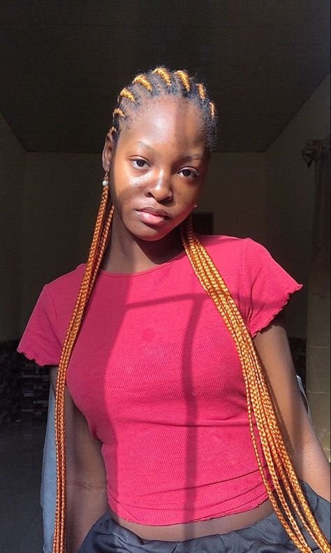 Red Shirt Aesthetic, Brown Cornrows, Marvel Phone Wallpaper, Cornrows Styles, Hairstyles Pictures, Friendship And Dating, Braids Hairstyles Pictures, Box Braids Styling, Face Pictures