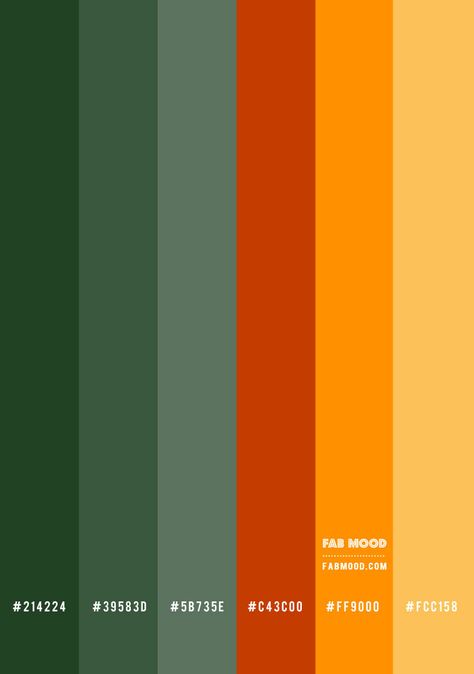 fall color palette, autumn color scheme, autumn color scheme, autumn color combo, color combo, color combos 6 Color Hex Codes, Fall Color Pallet, Palette Autumn, Fab Mood, Mood Wedding, Fall Color Schemes, Colour Pallets, Themes Wedding, Sunflower Colors