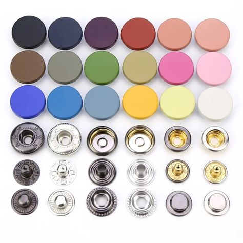 Just found this amazing item on AliExpress. Check it out! $0.99 78％ Off | 10PCs 15mm Alloy Metal Snap Fastener Buttons Painted Button Snaps Press Studs DIY Leather Snaps for Clothes Sewing Accessories Button Image, Studs Diy, Diy Jacket, Clothes Sewing, Garden Art Crafts, Resource Library, Diy Repair, Snap Fasteners, Baby Crafts