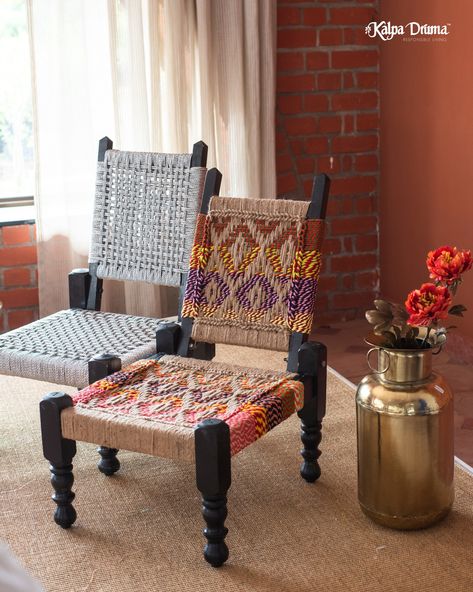 Design that resonates with heritage; craftsmanship that echoes through time. KalpaDruma brings tradition to your modern living with our range of furniture on display at our Gopalapuram store. Visit us soon? #LiveInStyle #KalpaDrumaFurniture #Furniture #Indiandecor #KalpaDruma Recycled Wood Furniture, Interior Design Drawings, Ethnic Home Decor, Furniture Design Wooden, Canvas Painting Tutorials, 2024 Design, Live In Style, Weaving Loom, Wood Project