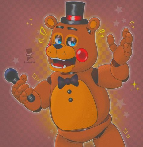 Toy Freddy Fanart, Freddy And Bonnie, Fazbear Frights, Freddy Toys, Toy Freddy, Freddy 2, Fnaf 2, Fnaf Freddy, Animatronic Fnaf