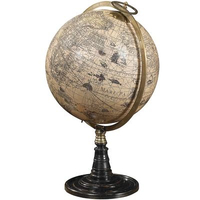 Global Treasures Old World Globe Stand & Reviews | Temple & Webster Adventure Bedroom, Globe Stand, Old World Home, Authentic Models, World Globes, World Decor, Map Globe, World Globe, Car Interior Decor