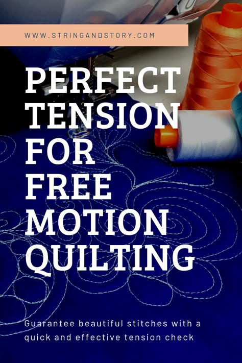 Easy Free Motion Quilting Designs, Free Motion Quilt Tutorial, Sewing Machine Tension, Free Motion Sewing, Free Motion Quilting Designs, Machine Quilting Ideas, Sewing Machine Quilting, Free Motion Quilting Patterns, Freemotion Quilting