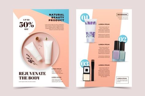 Product Brochure Cover Design, Product Flyers Design, Product Catalogue Design Ideas, Beauty Product Graphic Design, Product Brochure Layout, Beauty Catalogue Design, Product Brochure Design Inspiration, Flyer Design Product, Product Catalog Design Layout Templates