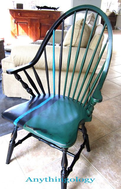 Painted Windsor chair Painted Windsor Chairs, Windsor Chairs, Inside Decor, Windsor Chair, Home Goods Decor, Modern Cabin, Types Of Furniture, Spare Room, The Study