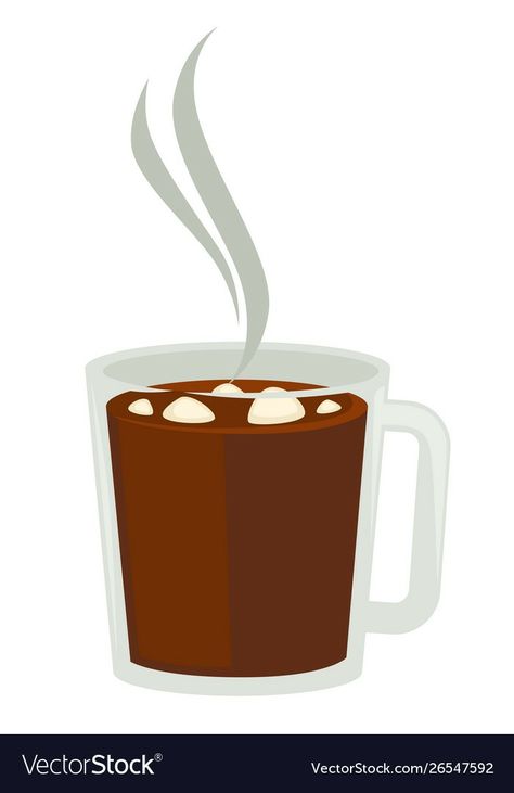 Hot Chocolate Vector, Hot Chocolate Images, Hot Chocolate Marshmallows, Alphabet Activities Preschool, Chocolate Caliente, No Cook Desserts, Culinary Recipes, Alphabet Activities, Glass Cup