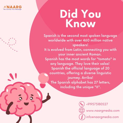 Facts About Spain, Spanish Alphabet, Spanish Phrases, Did You Know Facts, Spanish Lessons, Facts About, Tell Me, Knowing You, Did You Know