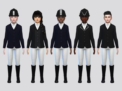 Clothes Sims 4 Cc, Sims 4 Pets Mod, Sims Pets, Kids Maxi, Equestrian Outfit, Die Sims 4, Horse Riding Outfit, The Sims 4 Pc, Riding Clothes