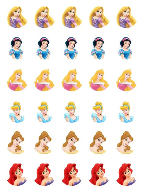 Free Disney Princess Cupcake Toppers Disney Princess Cupcake Toppers, Tiana Cake, Princess Birthday Cupcakes, Disney Princess Printables, Disney Princess Cake Topper, Disney Princess Cupcakes, Cupcake Toppers Free, Princess Cupcake, Disney Cupcakes