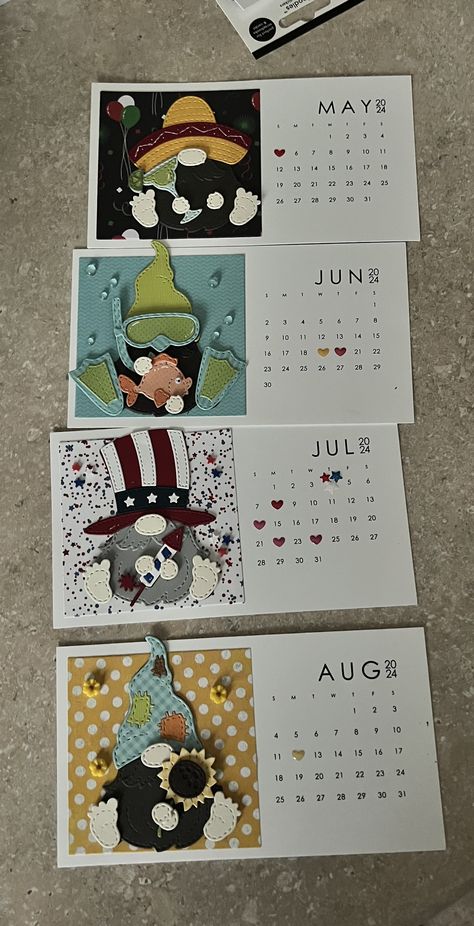 Gnome Calendar, Gnome Ideas, Gnome Cards, Jaded Blossom, Diva Design, Pocket Letter, Mini Calendars, Cardmaking Ideas, Mushroom House