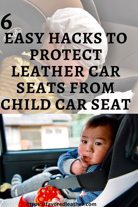 We all love the luxurious look and feel of our leather car seats but at the same time, we need to ensure the safety of our underaged passengers. So how do you protect your leather car seats from child car seats so they don’t get ugly scratches, creases, dents, and or scuffs? Click the link and learn more. #diy #cars #children #leatherseats #leathercarseats #leathercare