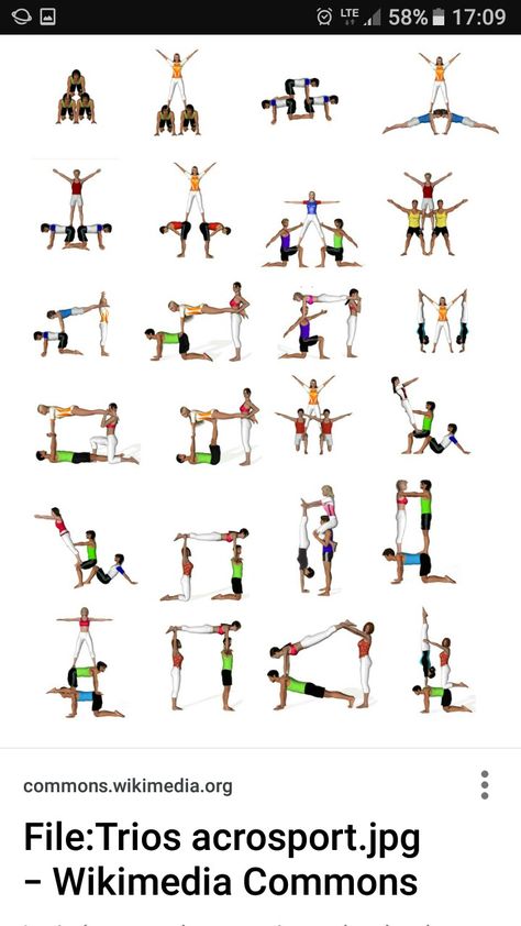 Yoga For 4 People, 6 Person Yoga Poses, 3 Person Yoga Poses, Two People Yoga Poses, Yoga Terms, Partner Acrobatics, Gymnastics For Beginners, Acro Yoga Poses, Freetime Activities