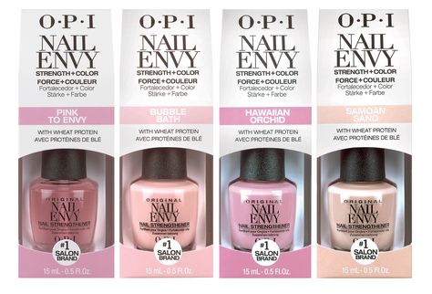 Chalkboard Nails News: Nail Envy Strength in Color Collection Nail Envy Opi, Opi Nail Strengthener, Opi Collections, Chalkboard Nails, Pretty Fingers, Opi Nail Envy, Nails Care, Nail Goals, Hard Nails