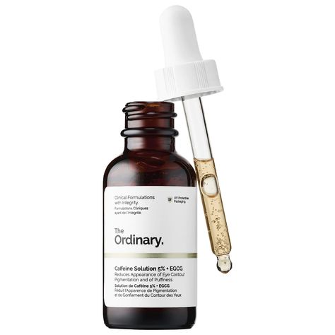 Caffeine Solution 5% + EGCG - The Ordinary | Sephora Ordinary Caffeine Solution, The Ordinary Caffeine, The Ordinary Caffeine Solution, Ordinary Skincare, The Ordinary Skincare, Under Eye Puffiness, Cheap Beauty Products, Best Eye Cream, Skincare Brands