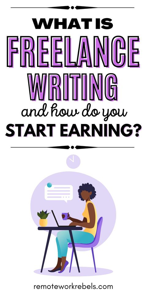 What is freelance writing and how do you start earning. Learn what a freelance writer does, how to start a freelance writing career and whether it is right for you. What is a freelance writer. How to be a freelance writer. Successful Writer, Becoming A Writer, Freelance Writing Jobs, Time Management Skills, Essay Writing Tips, Writing Career, College Essay, Money Ideas, Freelance Writer