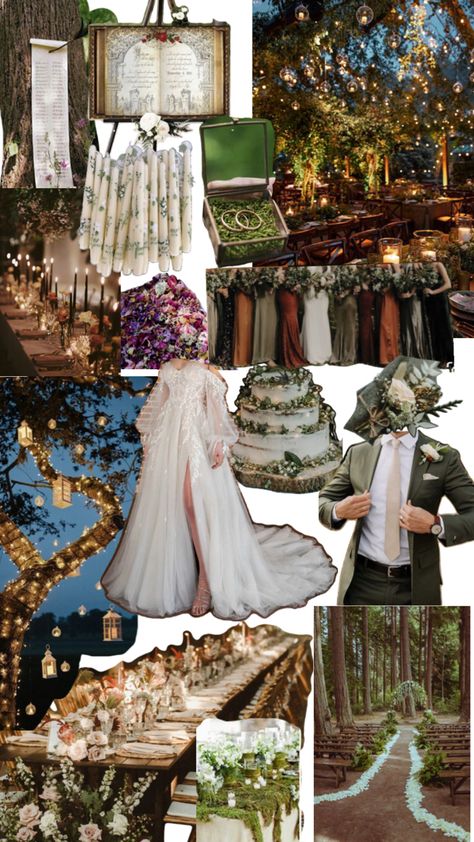 Shrek Wedding, Hobbit Wedding, Whimsical Wedding Theme, Gothic Wedding Theme, Lotr Wedding, Forest Theme Wedding, Enchanted Forest Wedding, Hippie Wedding, Dark Wedding