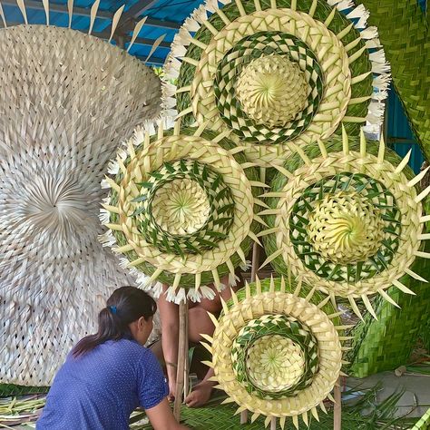 Freestanding letters and numerals | EVENT DESIGN Coconut Leaf Decoration Backdrop, Coconut Leaf Weaving, Coconut Leaf Decoration Wedding, Coconut Leaves Decoration, Coconut Leaf Decoration, Coconut Weaving, Coconut Decor, Segi Lima, Leaf Decor Wedding