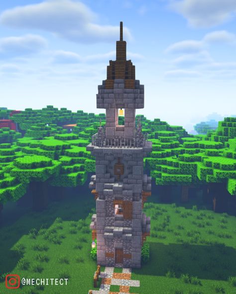 [Follow for more!] Minecraft medieval clock tower design! What did you think of this build? Feel free to check out the tutorial (link in bio). Texture Pack: Default Shaders: BSL Socials in description! _____________________________________________ #minecraft #minecraftbuilds #minecraftbuild #minecrafthouse #mınecraftideas #minecrafters #minecrsftonly #minecrafthouses #minecraftideas #minecraftpc #explore #gaming Minecraft Tower Design, Bell Tower Minecraft, Minecraft Medieval Watchtower, Minecraft Bell Tower, Minecraft Towers, Minecraft Clock Tower, Minecraft Medieval Wizard Tower, Minecraft Deep Slate Tower, Minecraft Clock