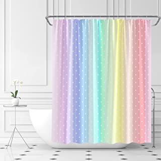 Pastel Rainbow Bathroom, Toddler Girl Bathroom Ideas, Girls Bathroom Shower Curtain, Kids Bathroom Girls, Rainbow Bathroom, Girl Bathroom, Bathroom Runner, Girl Bathrooms, Girl Rainbow