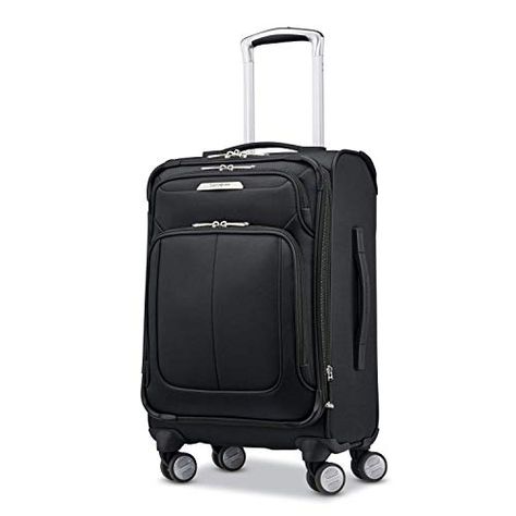 Samsonite Solyte DLX Softside Expandable Luggage with Spinner Wheels, Midnight Black, Carry-On 20-Inch Sixty And Me, Carry On Size, Best Luggage, Mediterranean Blue, Spinner Suitcase, Tie Down Straps, Buy Logo, Spinner Luggage, Hp Laptop