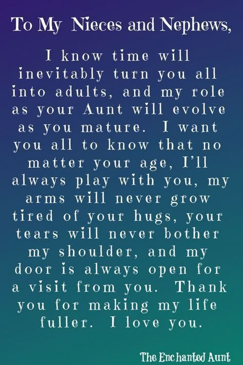 Niece and Nephews Niece Nephew Quotes, Neices Quotes, Quotes Growing Up, Niece Quotes From Aunt, Nephew Quotes, Auntie Quotes, Niece Quotes, To My Niece, Aunt Quotes