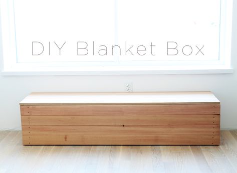 BLANKET BOX — ijessup Diy Blanket, Diy Home Gym, Refinishing Furniture Diy, Chic Bedroom Decor, Blanket Diy, Blanket Box, Blanket Storage, Chic Bedroom, Refinishing Furniture