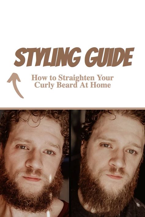 When compared to a straight beard, a curly beard looks thicker, fuller, and more natural. However, it can also be a nightmare for most men. For starters, a curly beard is hard to wash, style, and maintain, and top of that it is susceptible to knots and tangles. In this piece, we find out How to straighten a curly beard at home, and how to maintain a straightened beard! Chek it out on WiseBarber! Curly Beard Styles, Self Haircut, Curly Beard, Beard Tips, Beard Shapes, How To Cut Your Own Hair, Beard Look, A Nightmare, Hair And Beard Styles